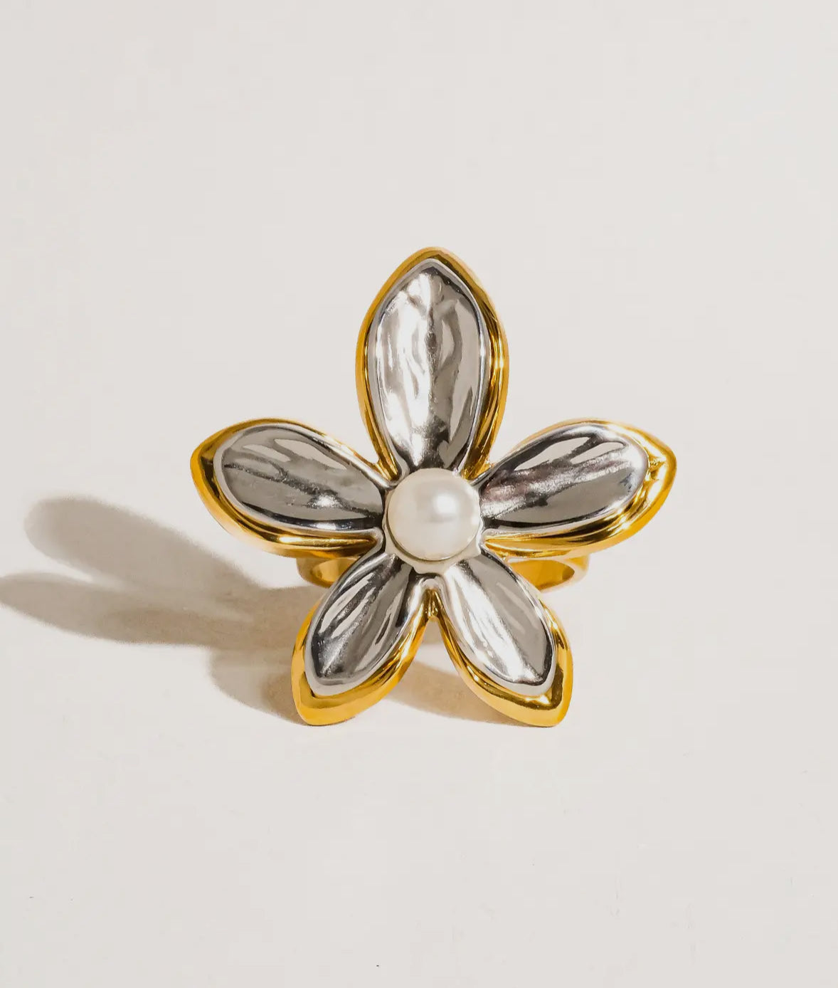 Pearl Flower Ring