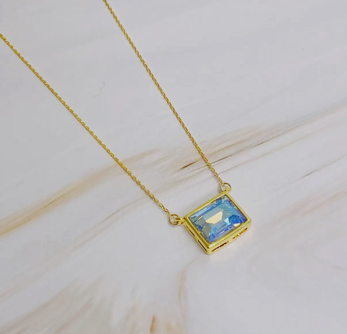 Blue Gem Necklace