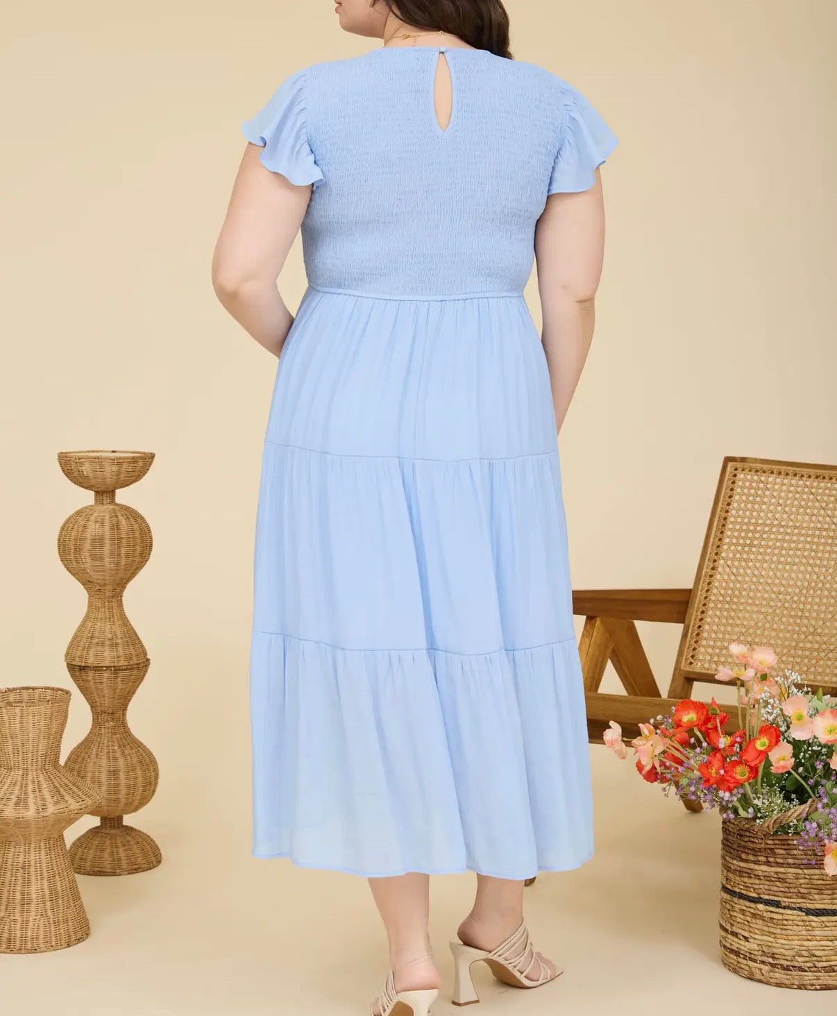 Periwinkle Midi Dress +