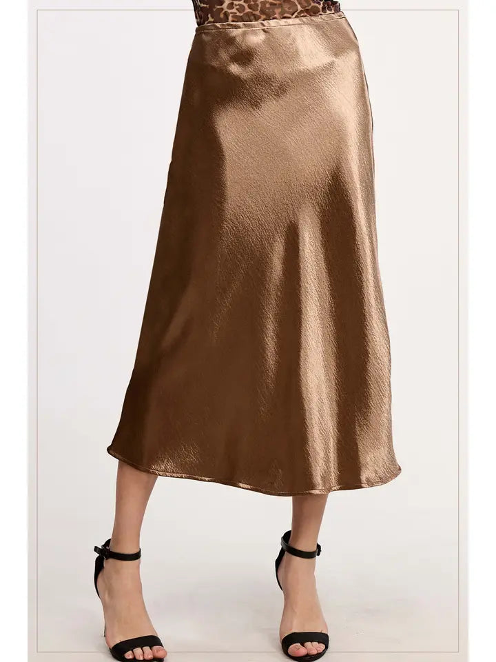 Gia Satin Skirt
