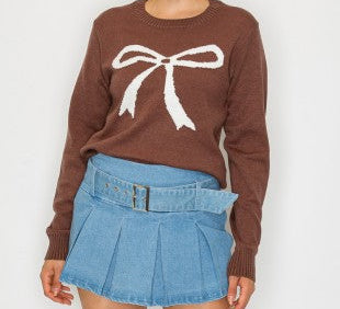 Cocoa Bow Sweater