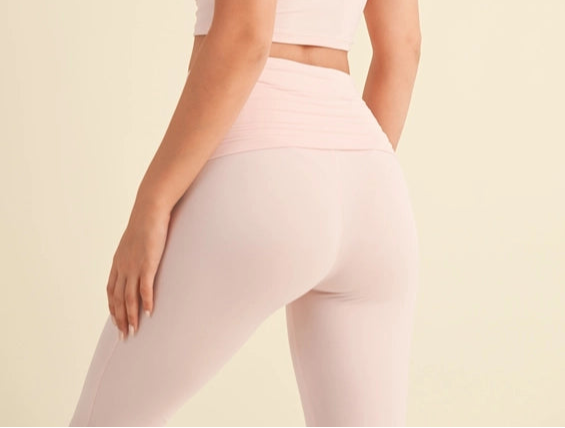 Soft Cloud Foldover Flare Pants