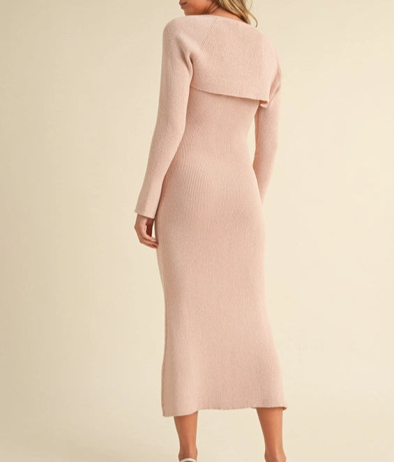 Sweetheart Bolero Midi Dress