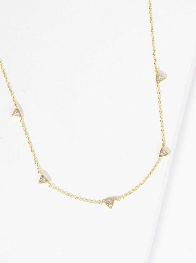 Pyramid Glow Necklace
