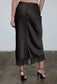 Toffee Satin Lace Skirt
