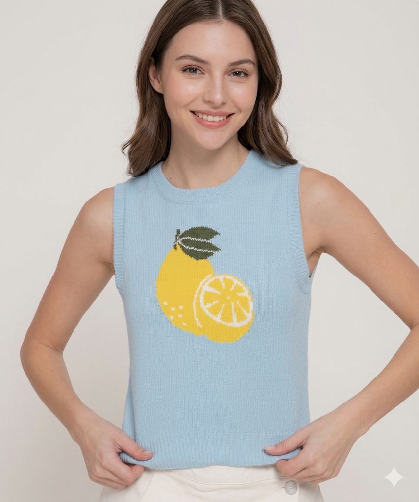 Zesty Knit Top