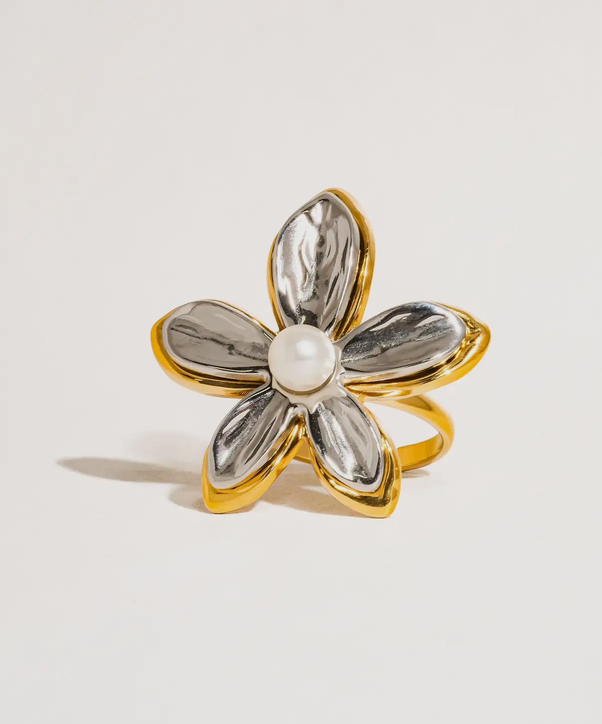 Pearl Flower Ring