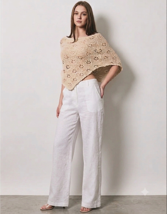 Riviera Crochet Poncho
