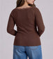 Lace Henley Top Plus