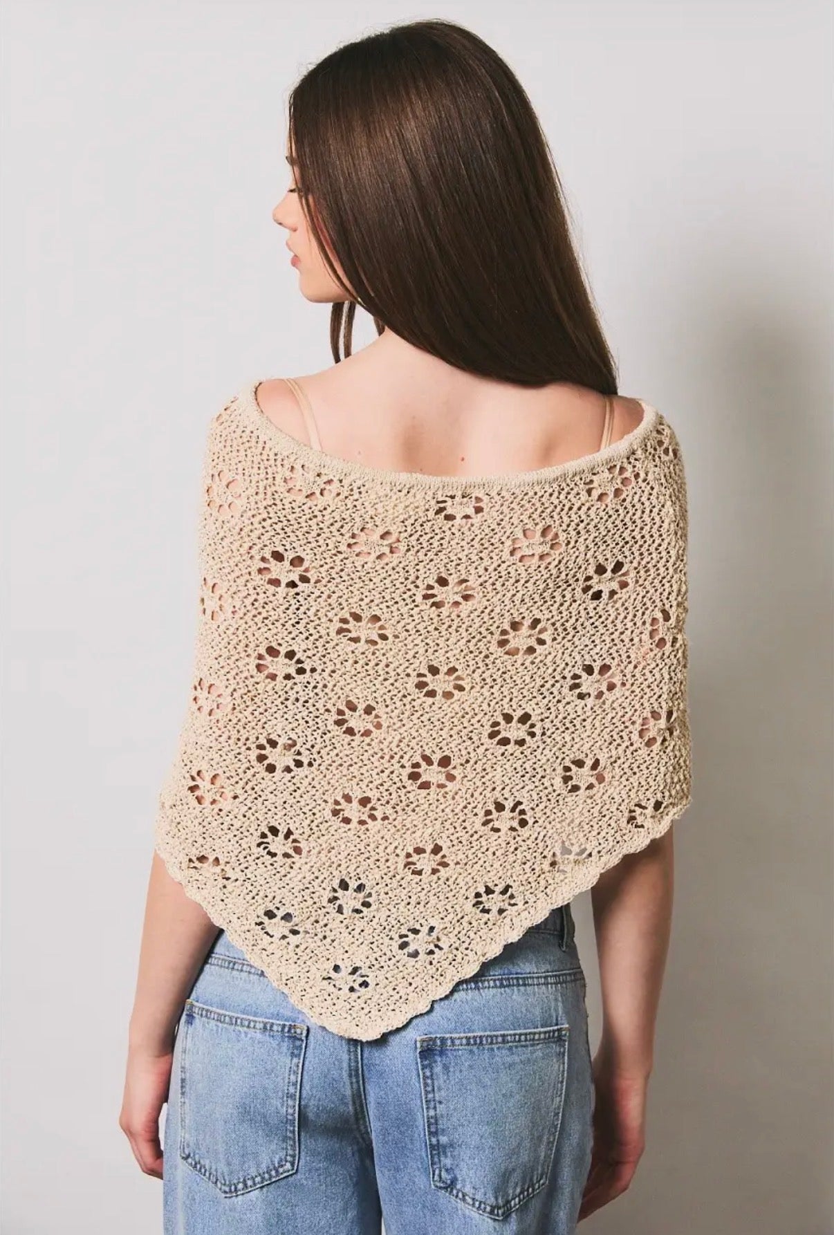 Riviera Crochet Poncho