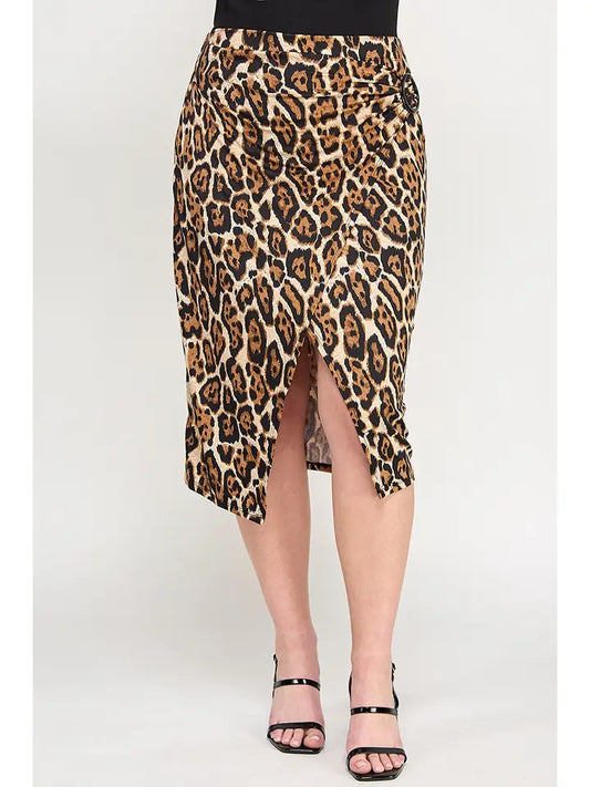 Amelie Print Skirt/Plus