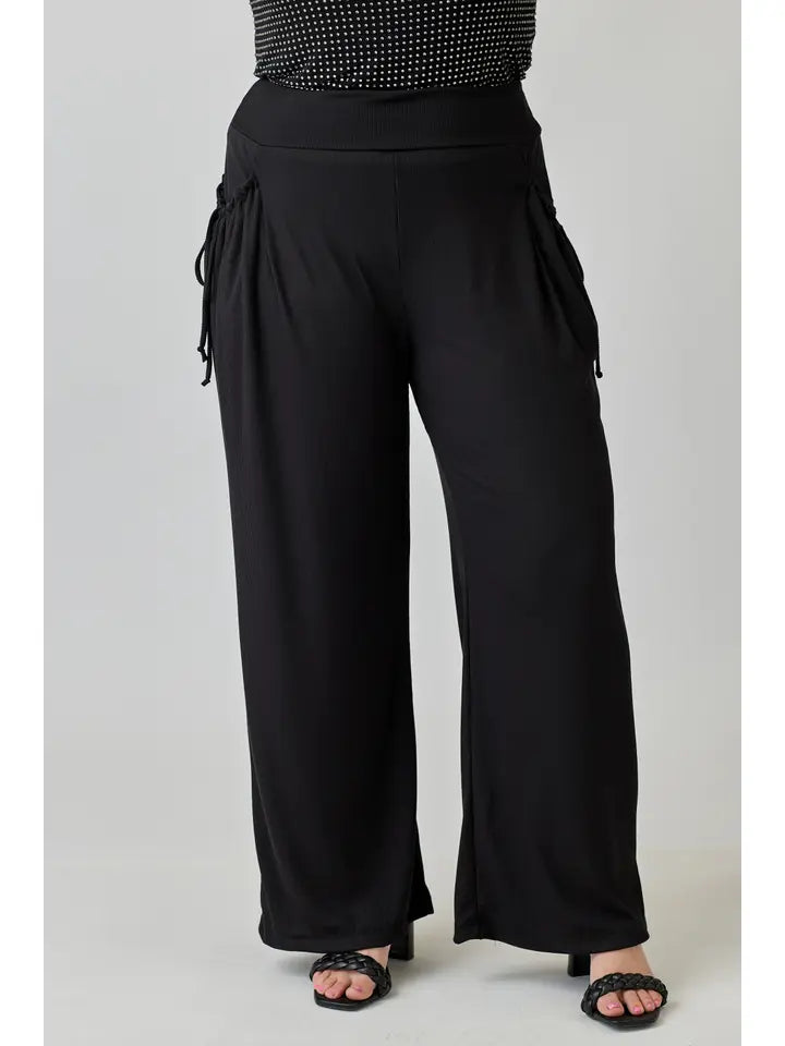 Diana Wide Leg Pants/Plus