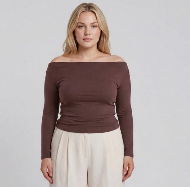 Amber Knit Top Plus