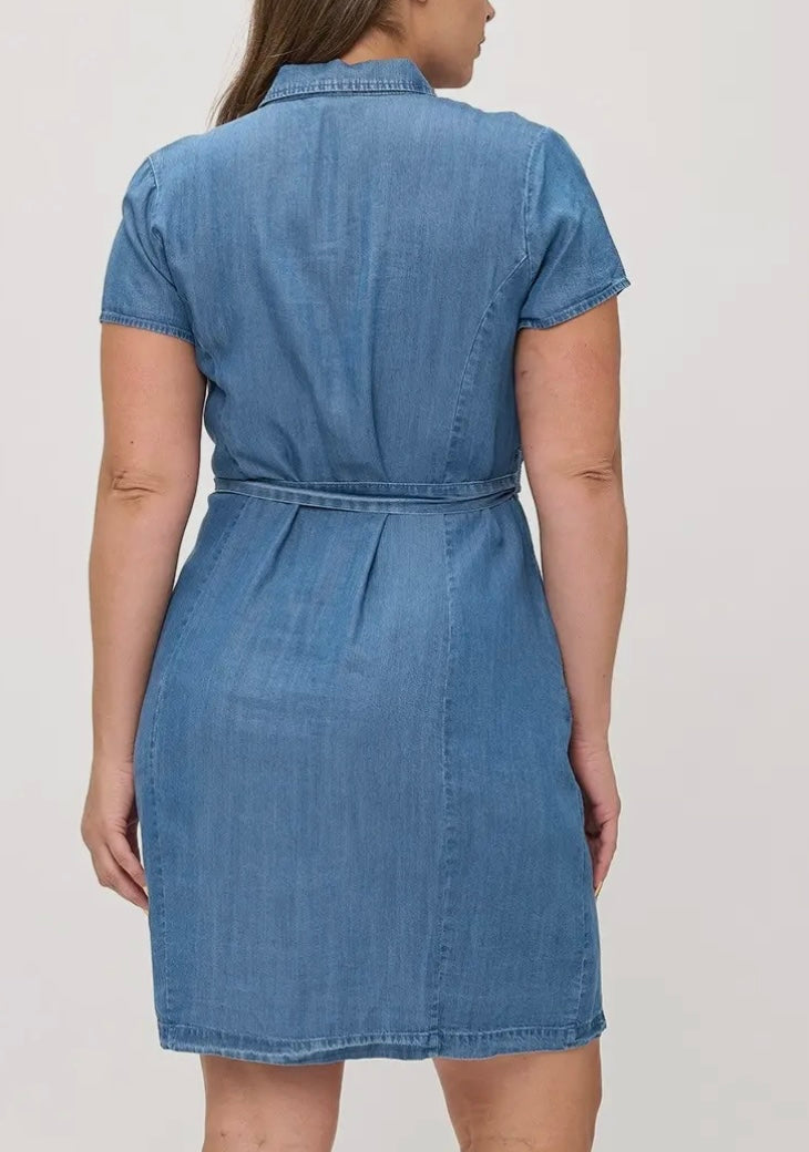 Marlen Denim Dress Plus