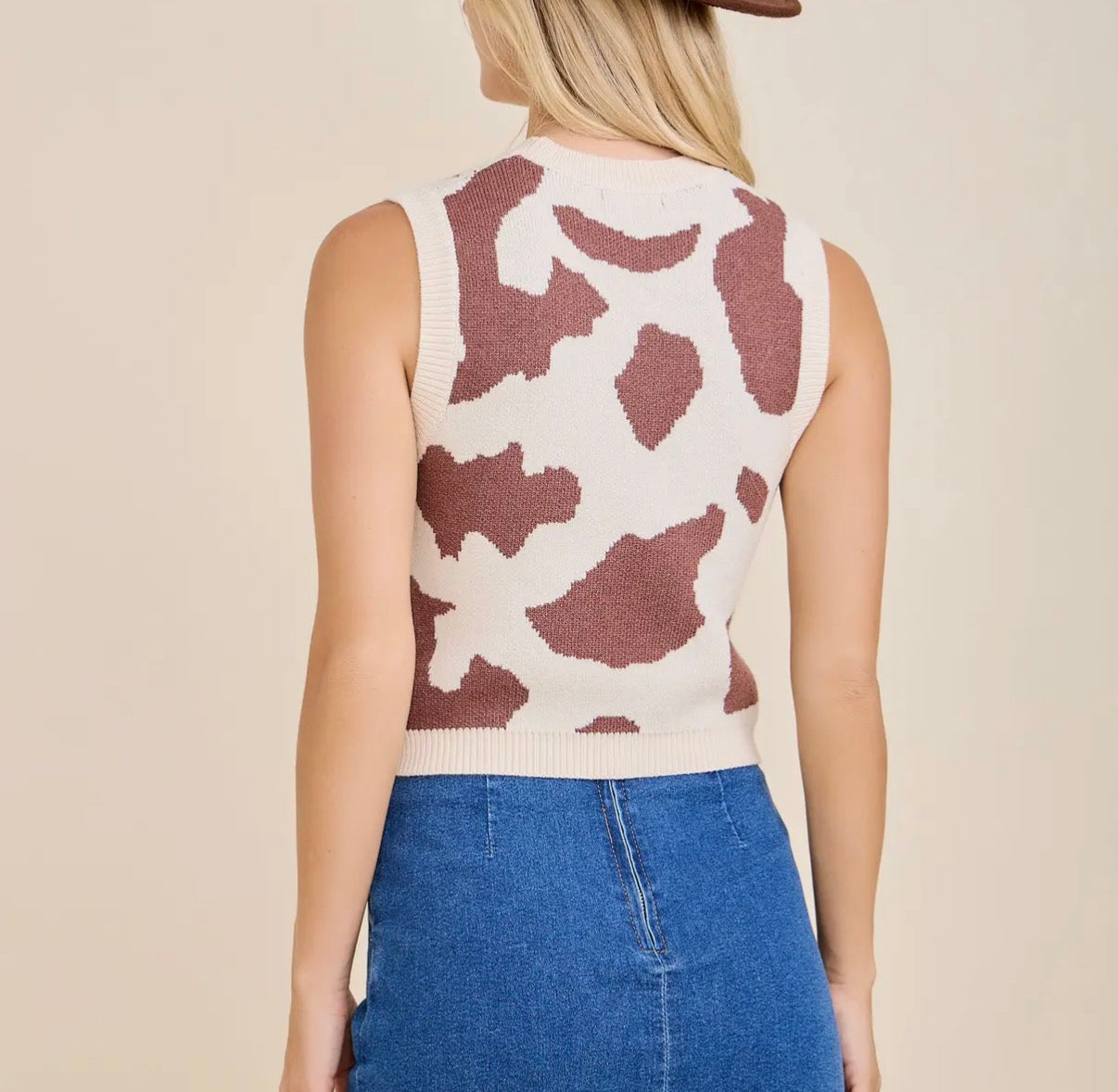Moo Knit Vest