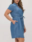 Marlen Denim Dress Plus