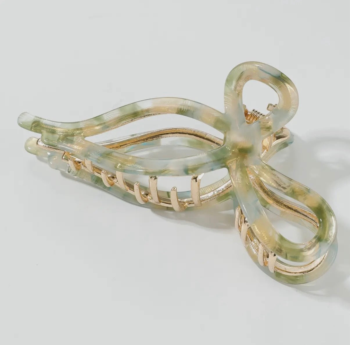 Spring Bow Claw Clip