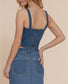 Camila Denim Top