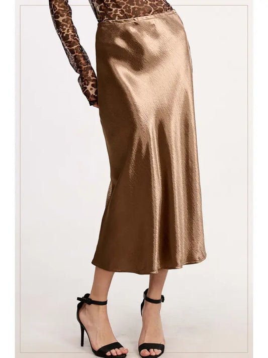 Gia Satin Skirt