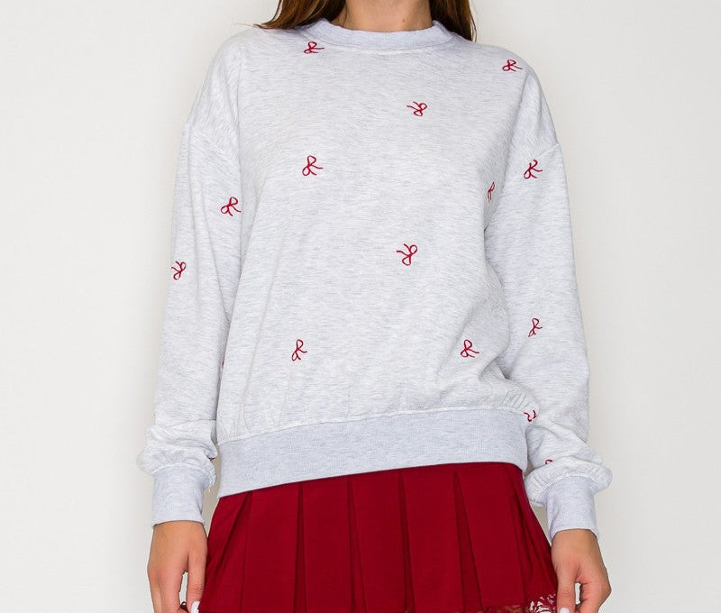Holly Bow Sweater