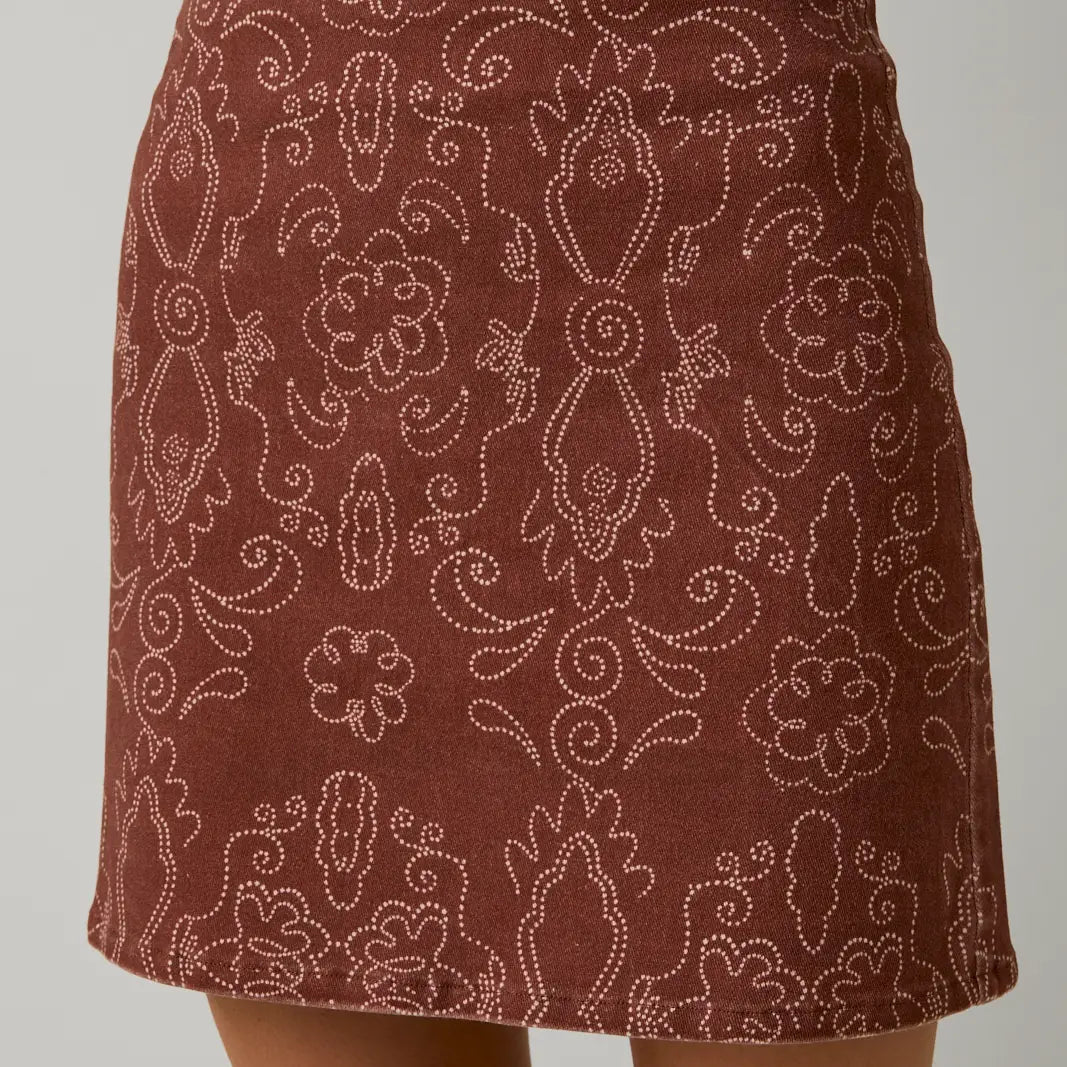 Riley Print Skirt