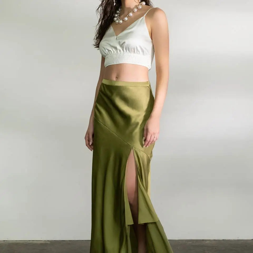 Ivy Satin Skirt