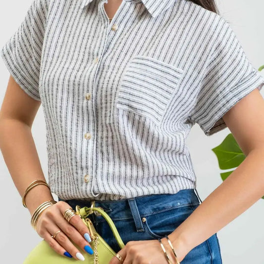 Brisa Blouse Blue