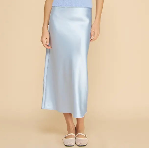 Ocean Satin Skirt