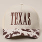 TX Cow Print Hat