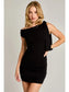 Onyx Off-Shoulder Dress