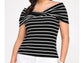 Zella Striped Top/Plus