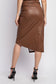 Mocha Pleat Skirt