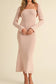 Sweetheart Bolero Midi Dress