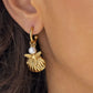 Seashell Hoop Earrings