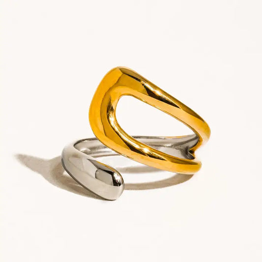 Vill Two Toned Ring
