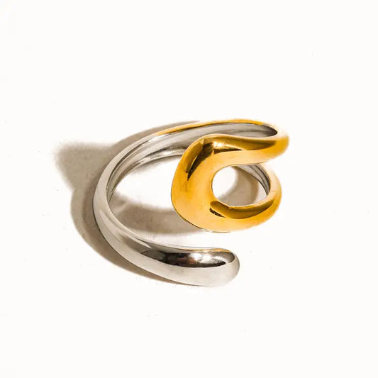 Vill Two Toned Ring